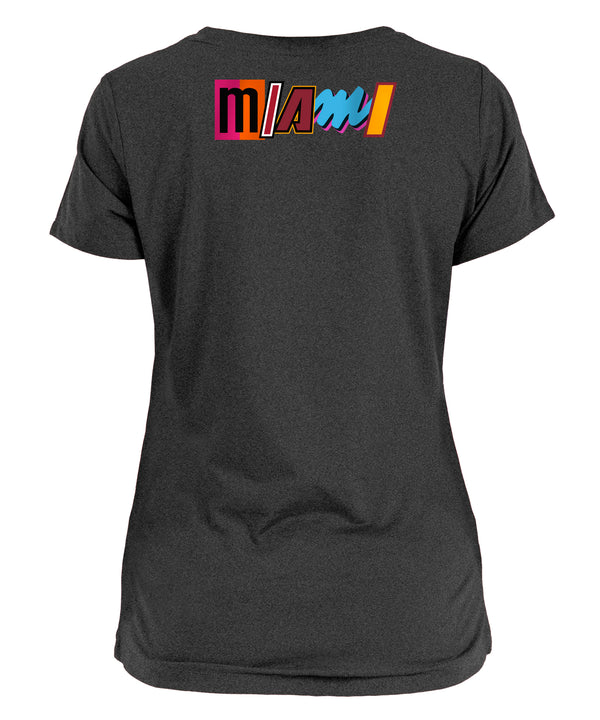 New Era Miami HEAT Mashup Logo Women's Tee Women's Tee New Era   