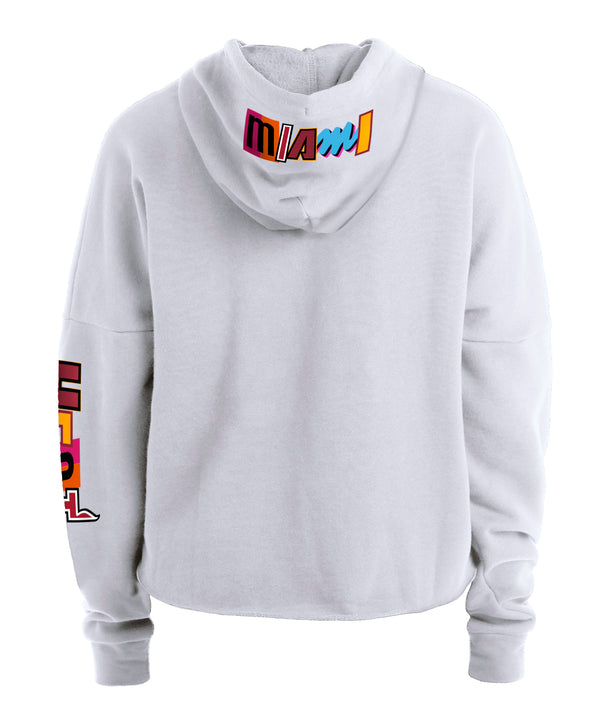 New Era Miami Mashup Vol. 2 Women's Pullover Crop Hoodie Women's Hoodie New Era   