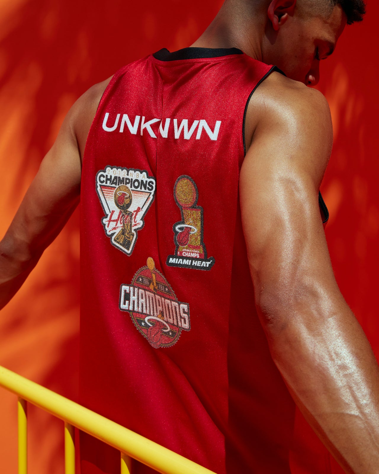 UNKNWN X Mitchell and Ness X Miami HEAT My Towns Fashion Jersey Men's Jersey Mitchell & Ness   