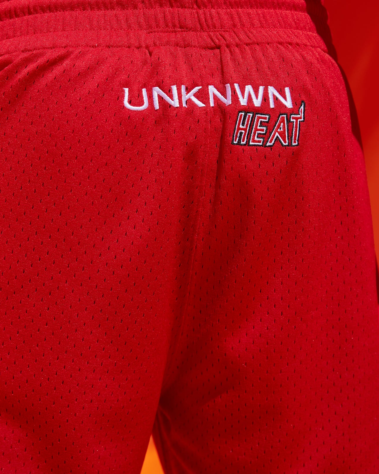 UNKNWN X Mitchell and Ness X Miami HEAT My Towns Red Fashion Shorts Men's Shorts Mitchell & Ness