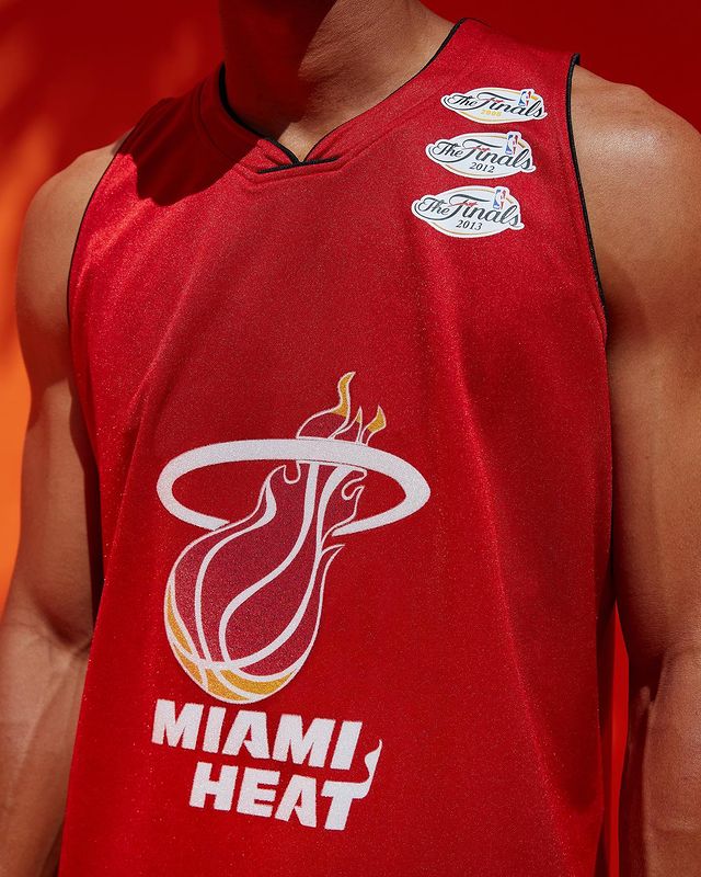 UNKNWN X Mitchell and Ness X Miami HEAT My Towns Fashion Jersey Men's Jersey Mitchell & Ness   