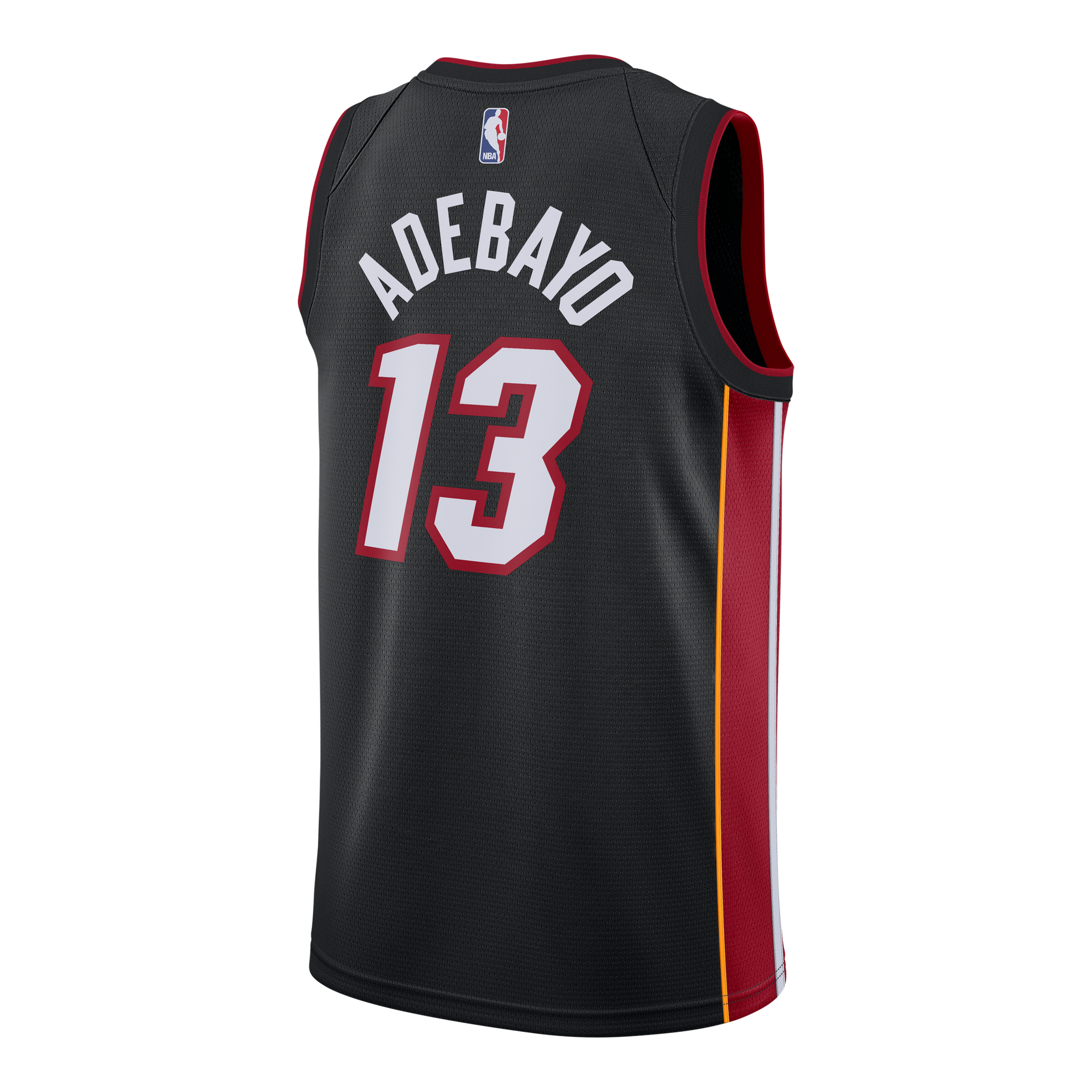 Bam Adebayo Nike Miami HEAT Icon Black Youth Swingman Jersey Youth Jersey Nike   