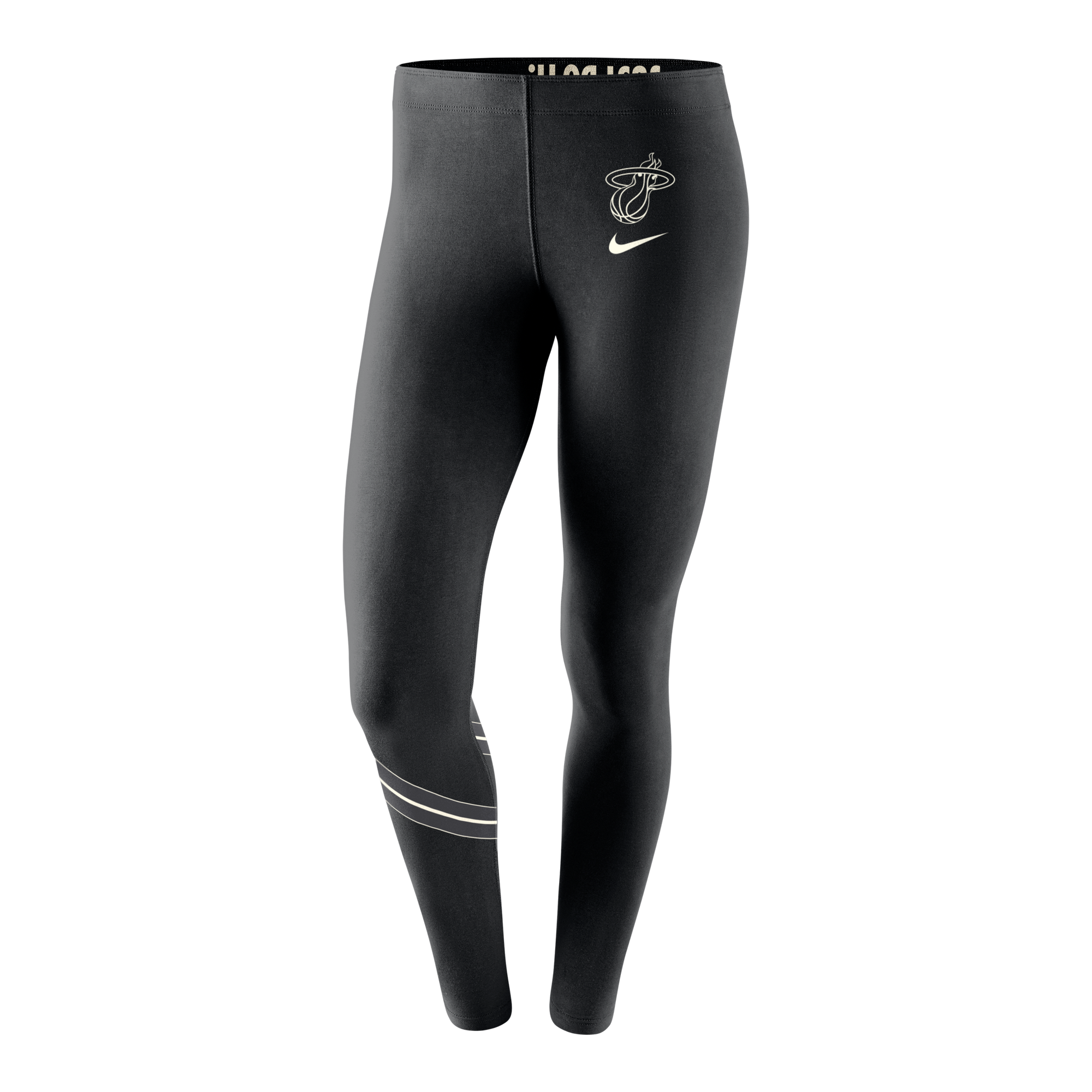 Nike Miami HEAT Ladies Black & White Leg-A-See Pants Women's Pants Nike   