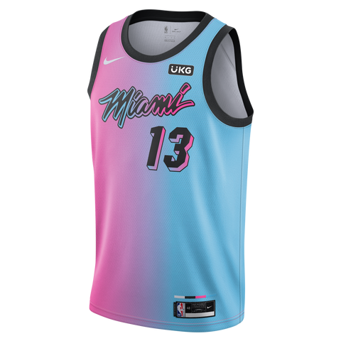 Bam Ado Signed Miami Heat City Connect Jersey Superstar JSA Auth