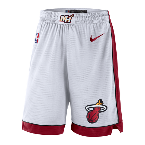 Miami Heat Nike Youth 2021/22 City Edition Courtside Swingman Shorts - Black