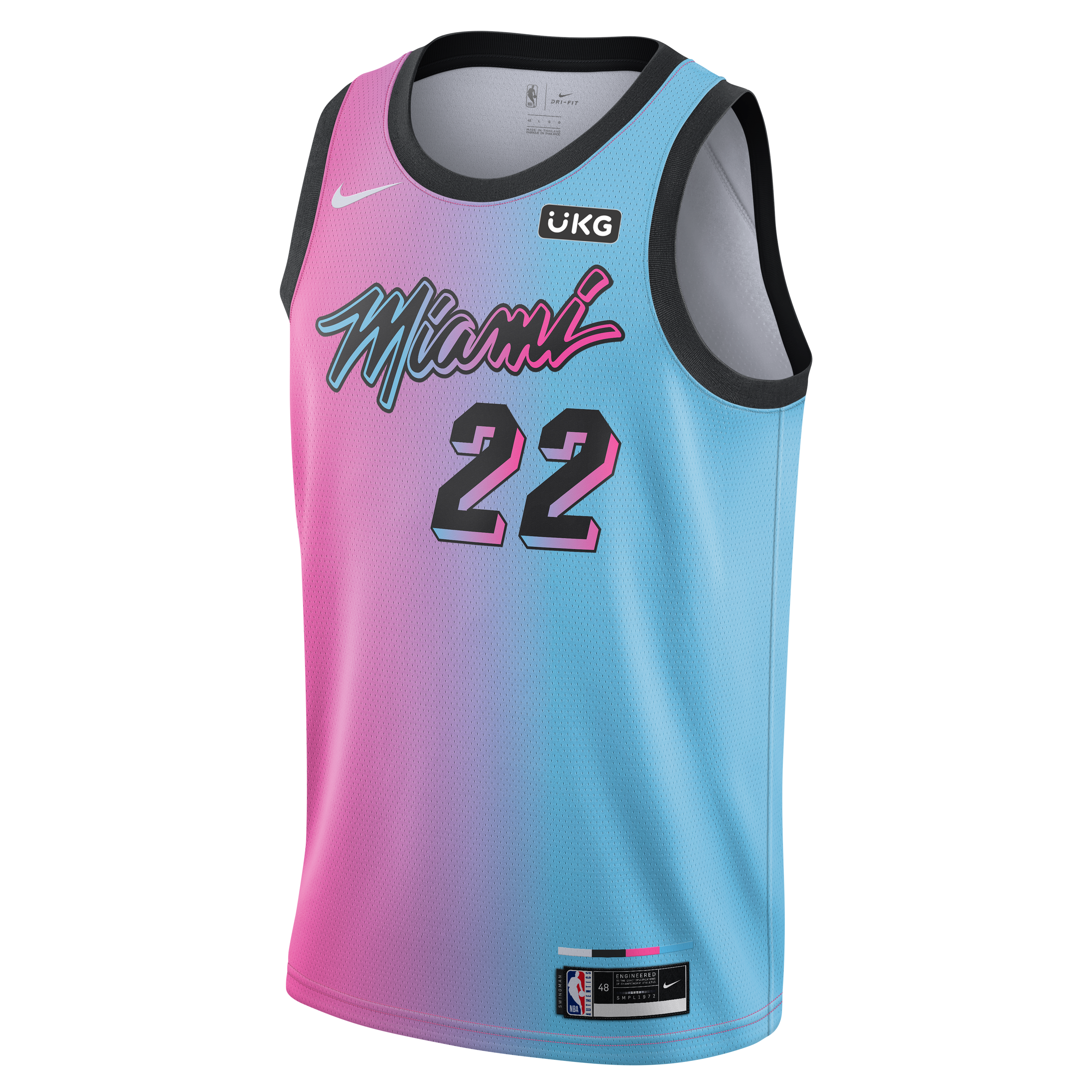 Swingman vs Authentic Nike Miami Heat Miami Vice City Edition 2020 
