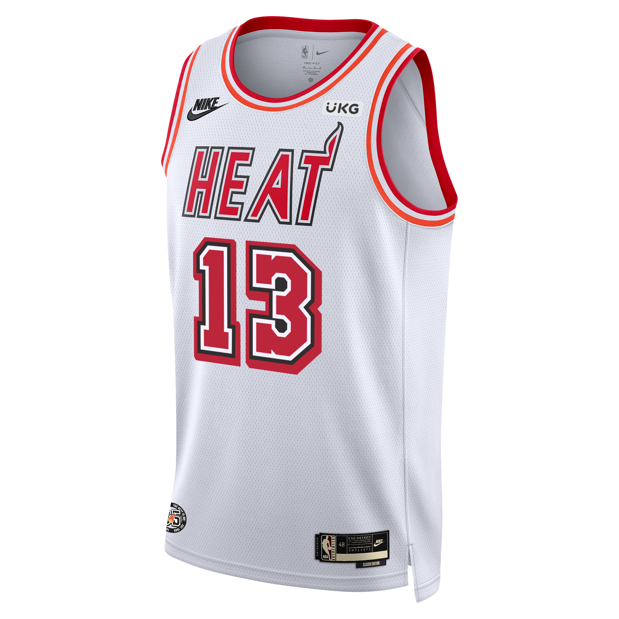 Bam Adebayo Nike Classic Edition Swingman Jersey Men's Jersey Nike   