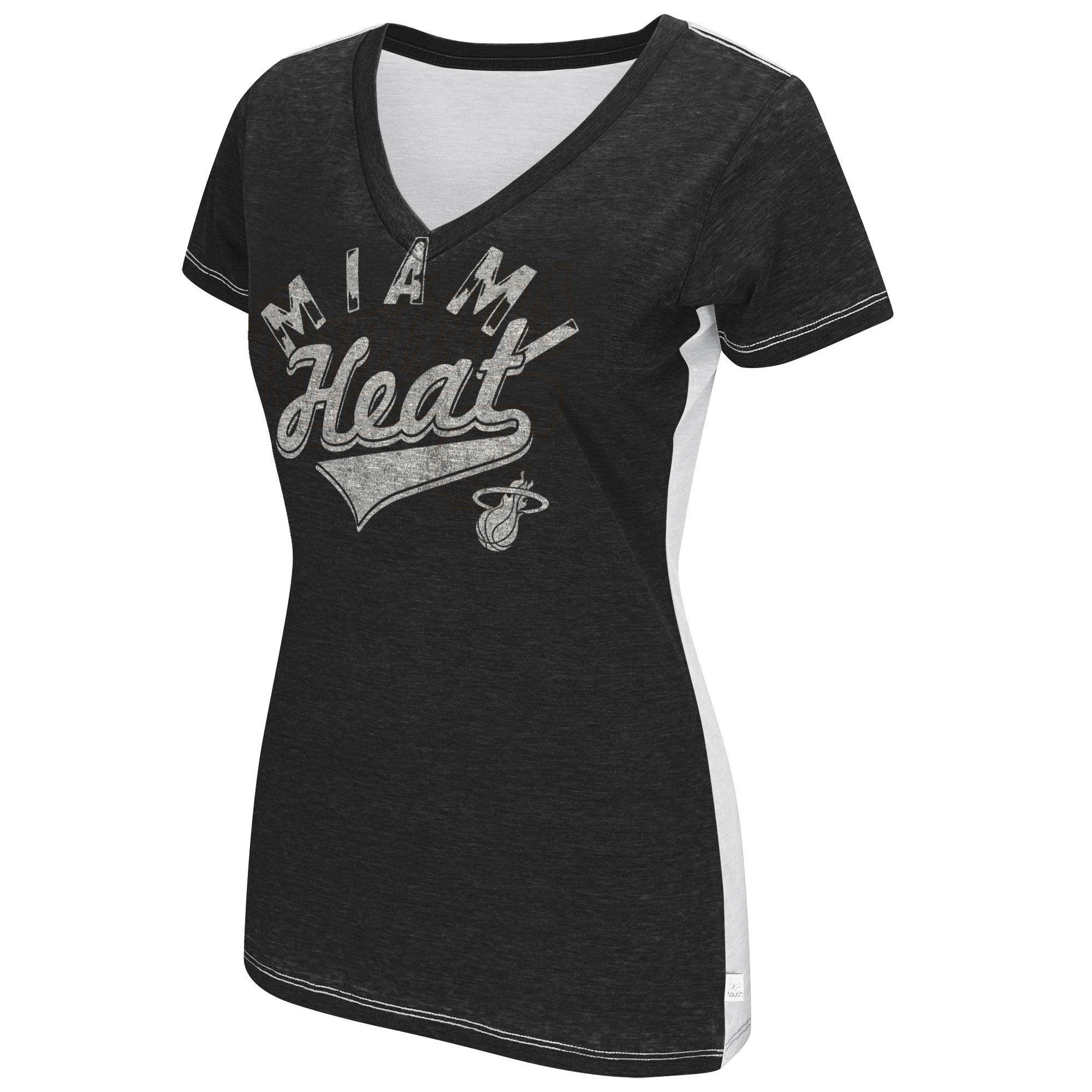 Touch By Alyssa Milano Miami HEAT Ladies Bases Loaded Tee Women's Tee G-III Sports   