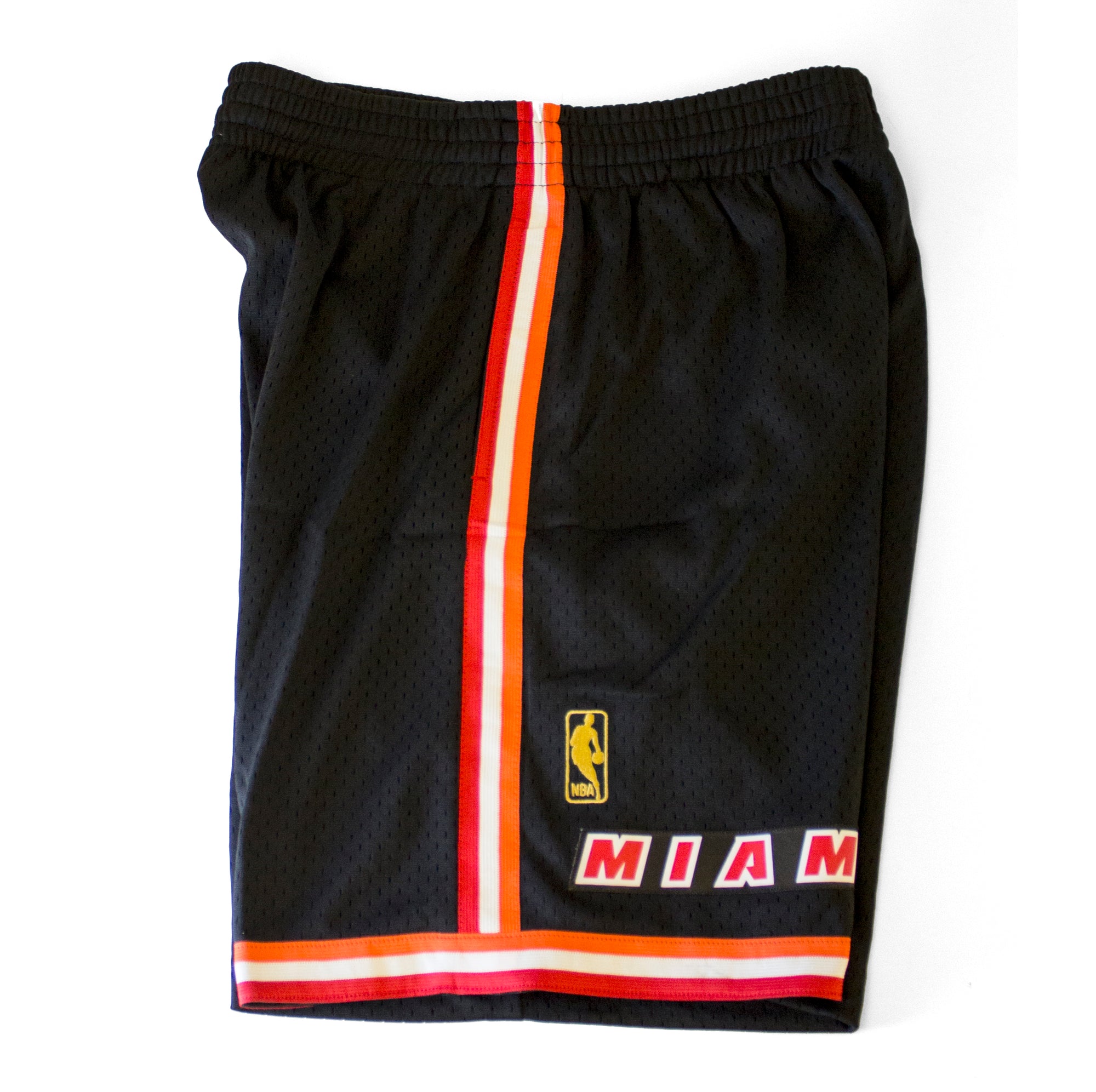 Mitchell & Ness Miami HEAT Swingman Shorts Black Men's Shorts Mitchell & Ness