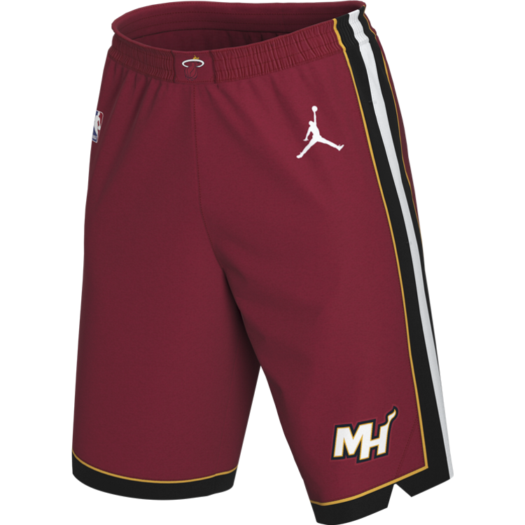 Miami Heat Nike Association Swingman Short - Custom - Mens