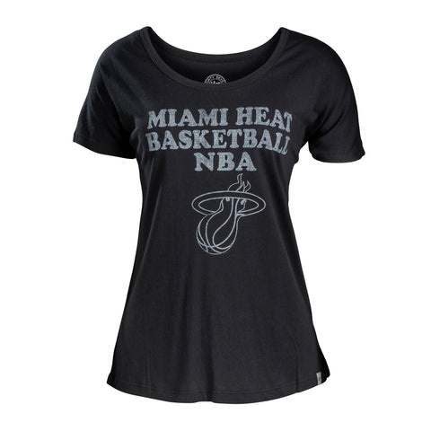 '47 Brand Miami HEAT Ladies Roundoff Shore Tee