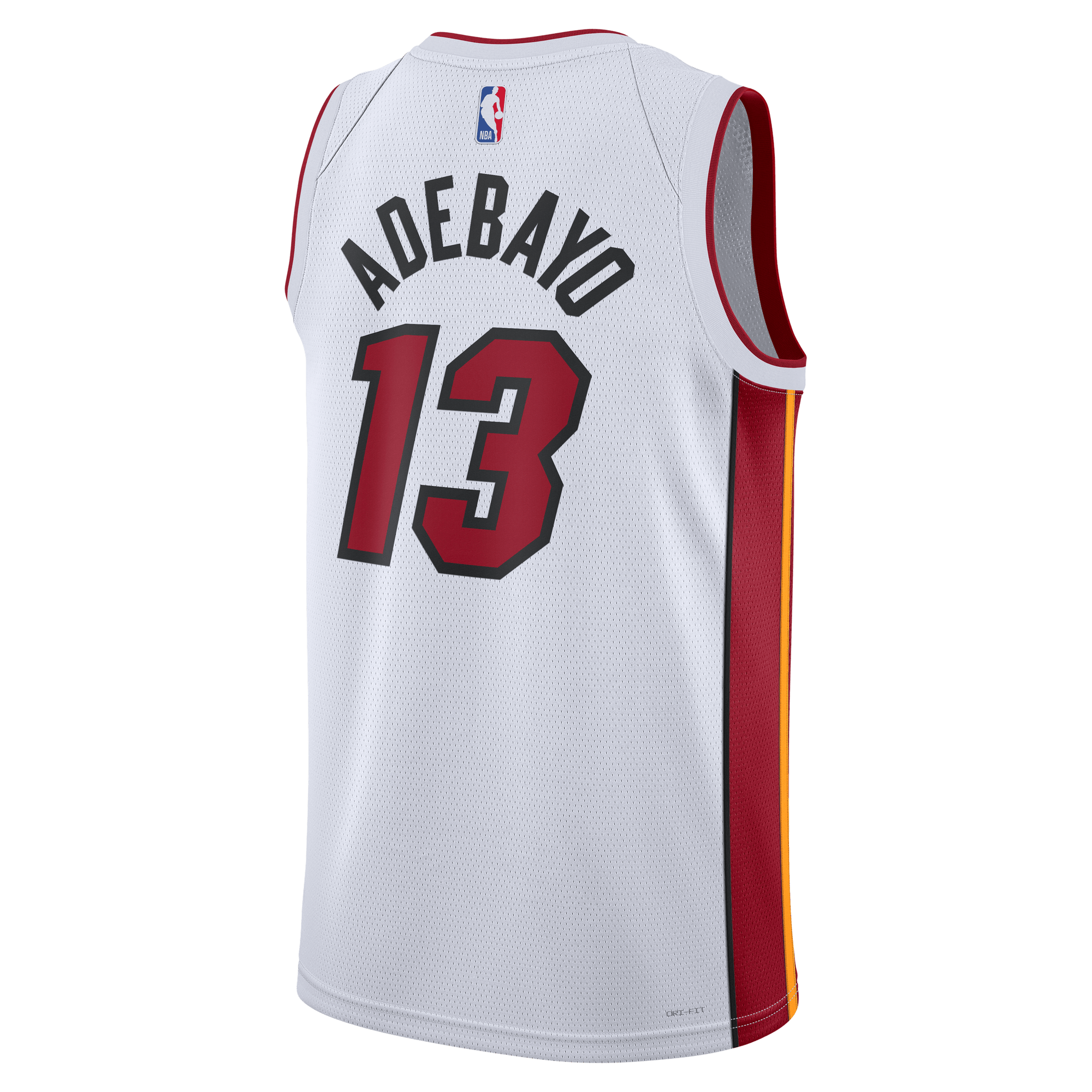 Bam Adebayo Nike Miami HEAT Association White Swingman Jersey Men's Jersey Nike   