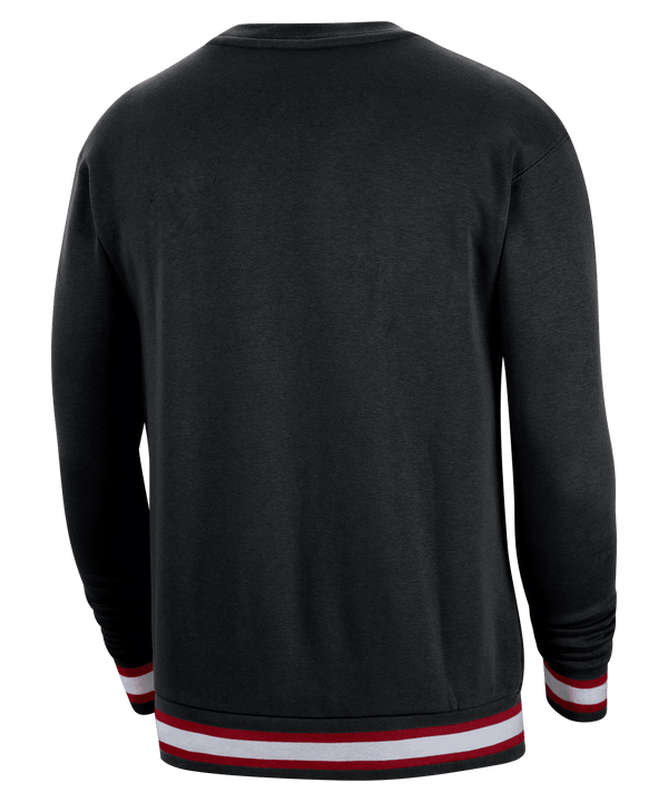 Nike Miami HEAT Courtside Fleece Sweatshirt Men's Crewneck Sweater Nike   