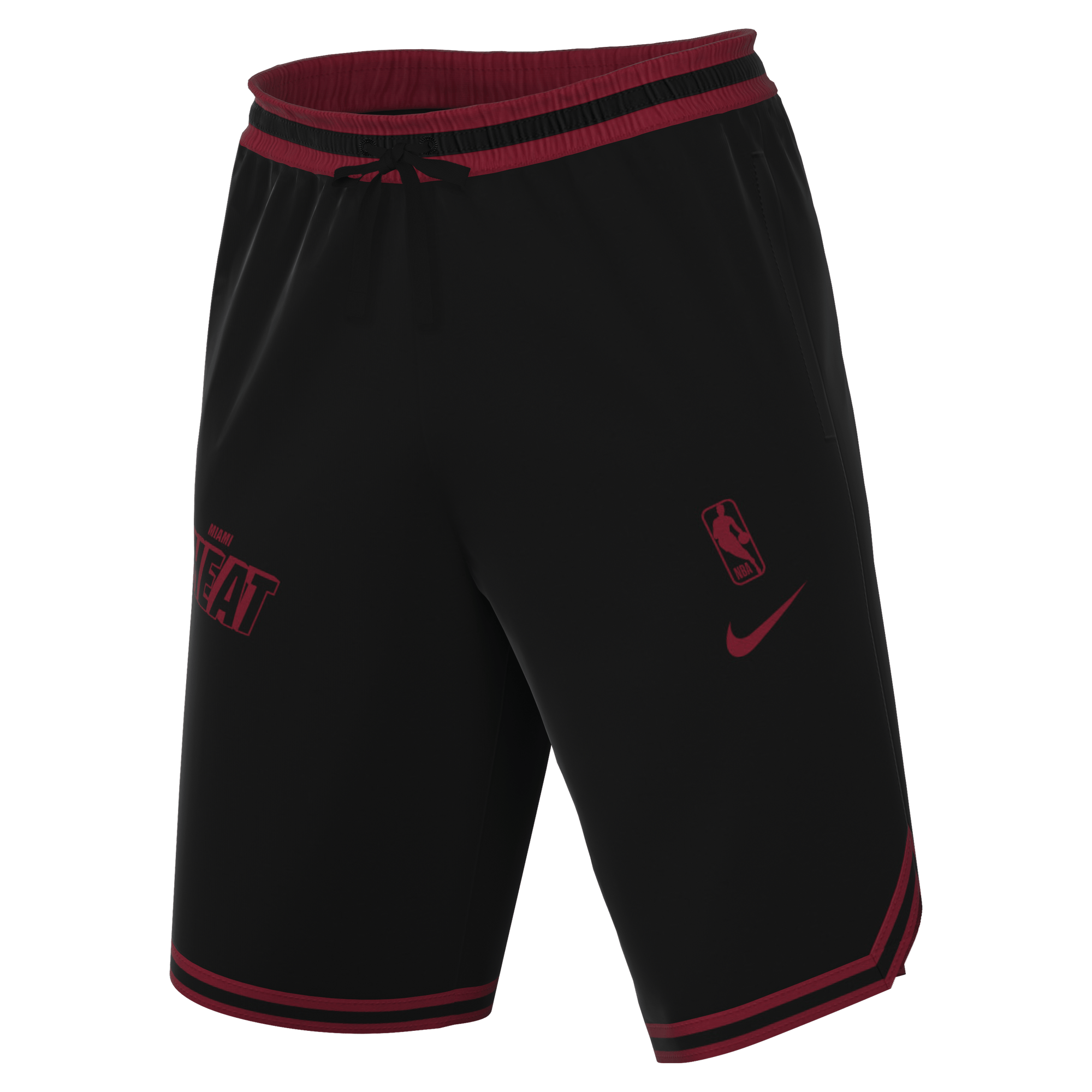 Nike Miami HEAT Courtside Wordmark Shorts Men Shorts Nike   