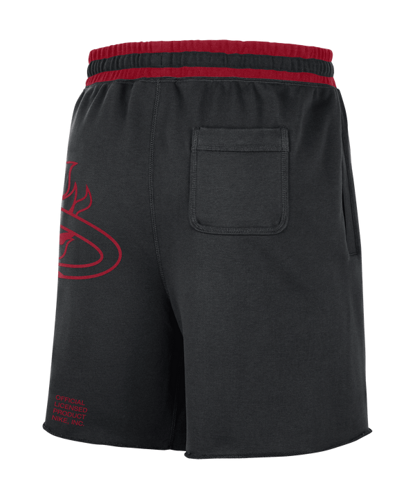 Nike Miami HEAT Courtside Fleece Shorts Men Shorts Nike   