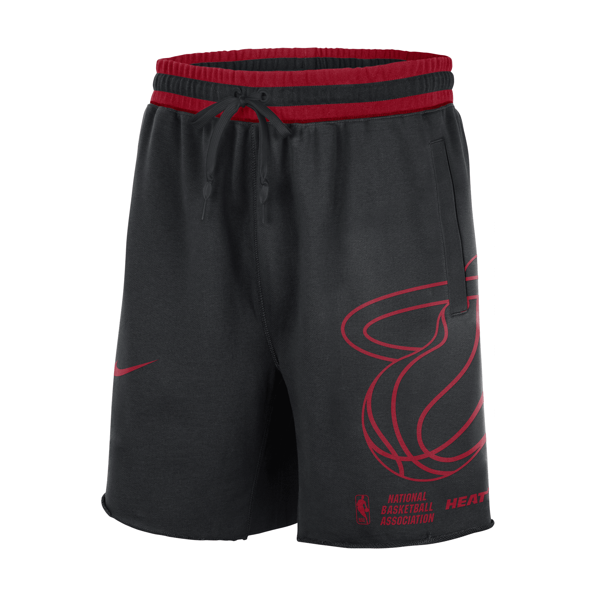 Nike Miami HEAT Courtside Fleece Shorts MENSSHORTS NIKE   