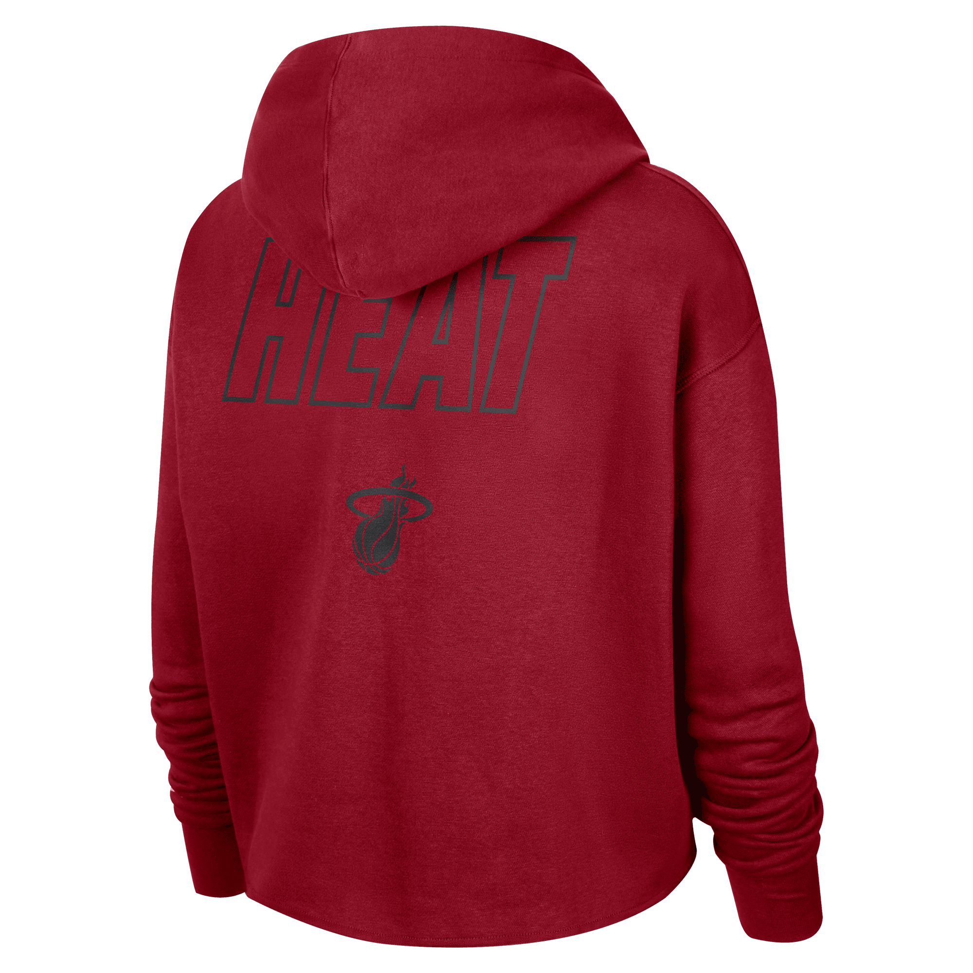 Nike Miami HEAT Courtside Fleece Pullover Women's Hoodie Women's Hoodie Nike   