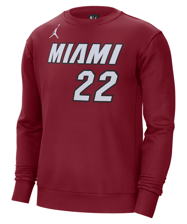 Jimmy Butler Jordan Brand Statement Red Name & Number Crewneck Men's Crewneck Sweater Nike   