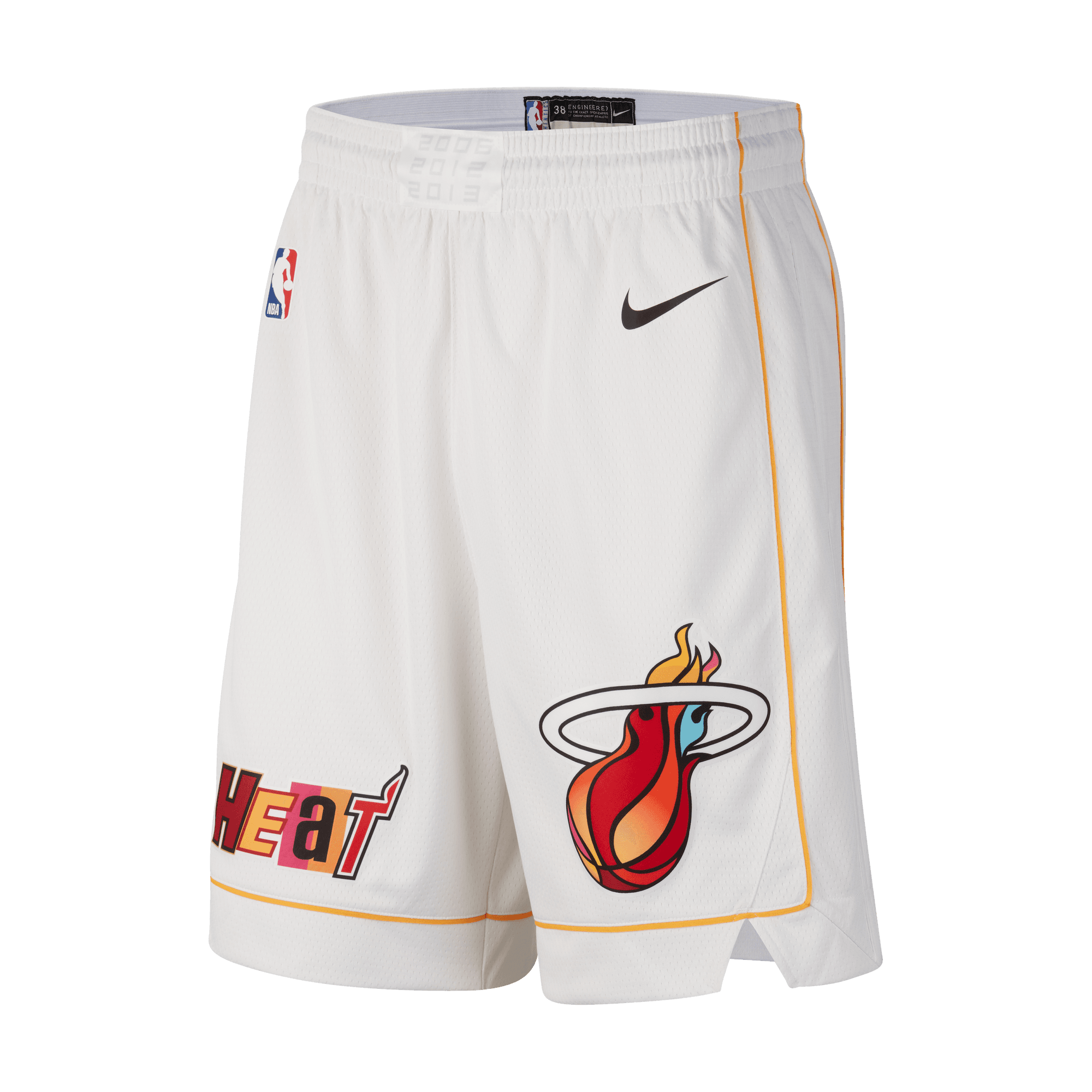 Black Nike NBA Miami Heat Swingman Shorts