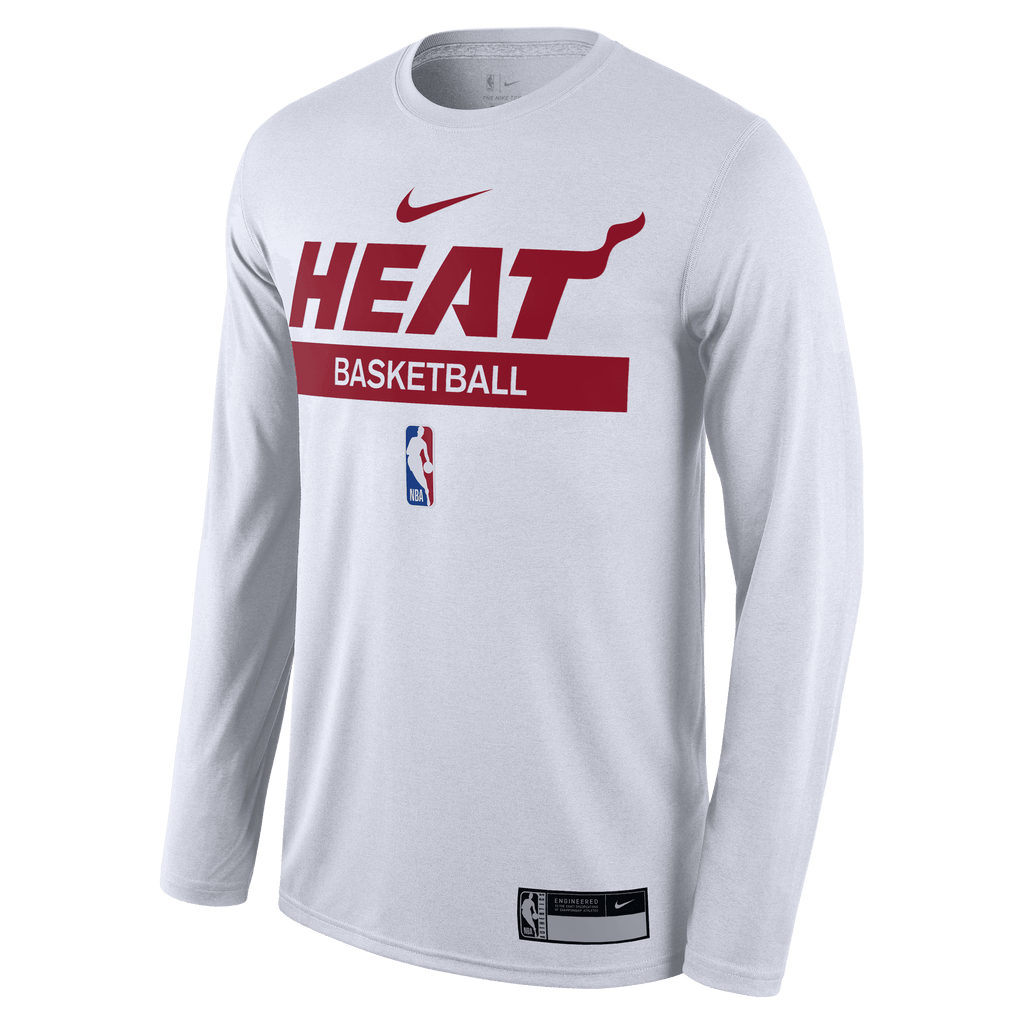 Nike 2022-23 On-Court Practice Long Sleeve Tee – Miami HEAT Store