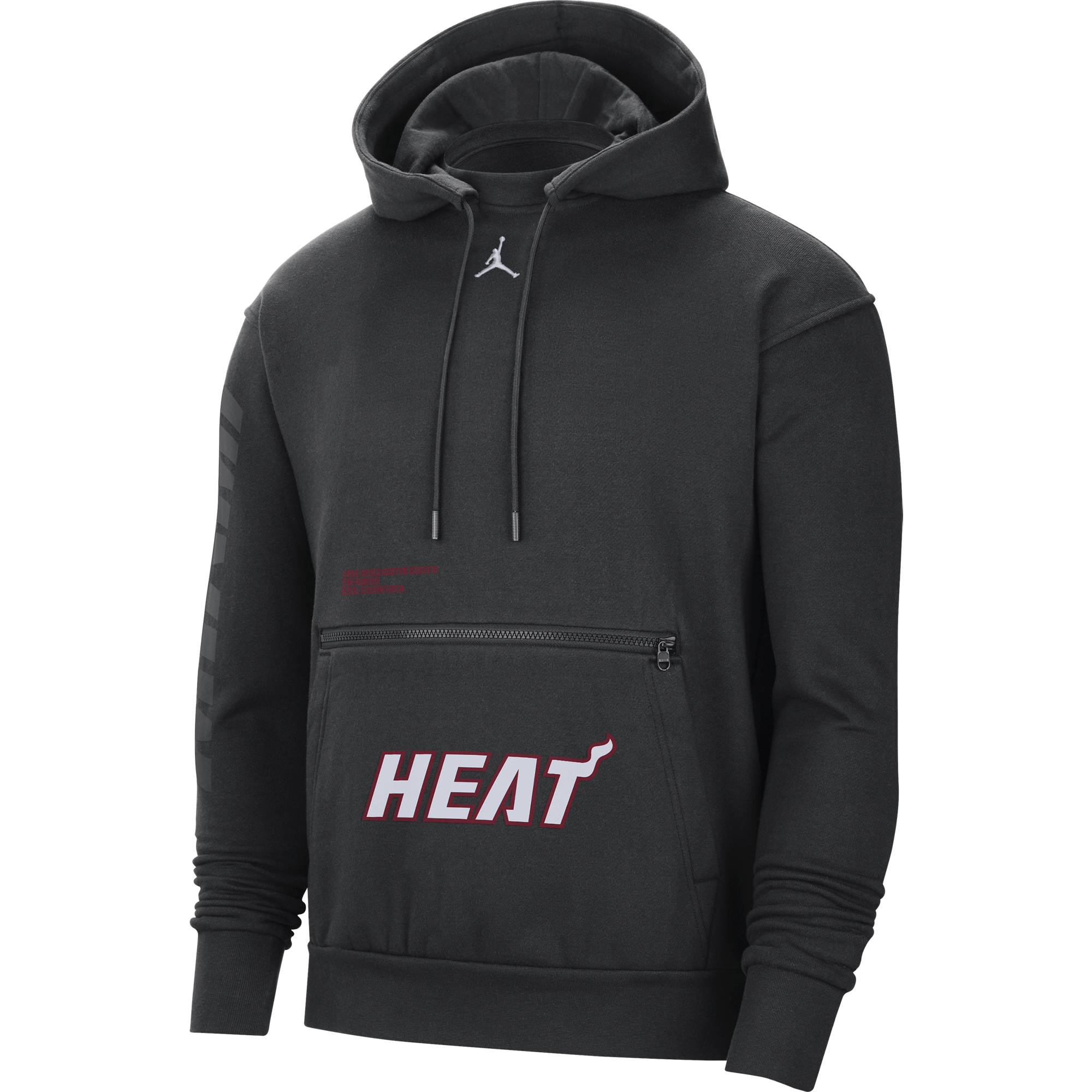 Jordan Brand Miami HEAT Courtside Statement Edition Pullover Hoodie Men's Hoodie Nike   