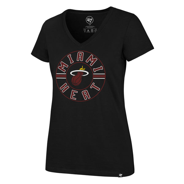 '47 Brand Miami HEAT Ladies Ultra Rival V-neck Women's Tee '47 Brand