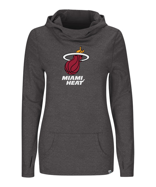 Majestic Miami HEAT Ladies We Play to Win Hoodie Women's Hoodie Majestic   