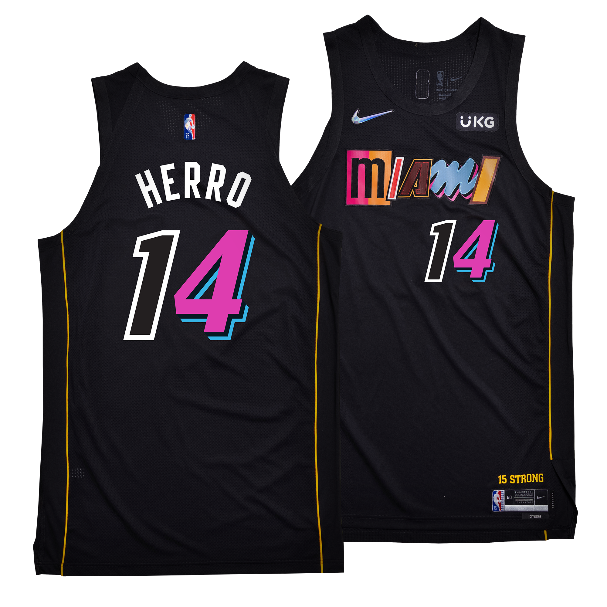 Miami Heat Tyler Herro Vice Nights Player Edition Jersey