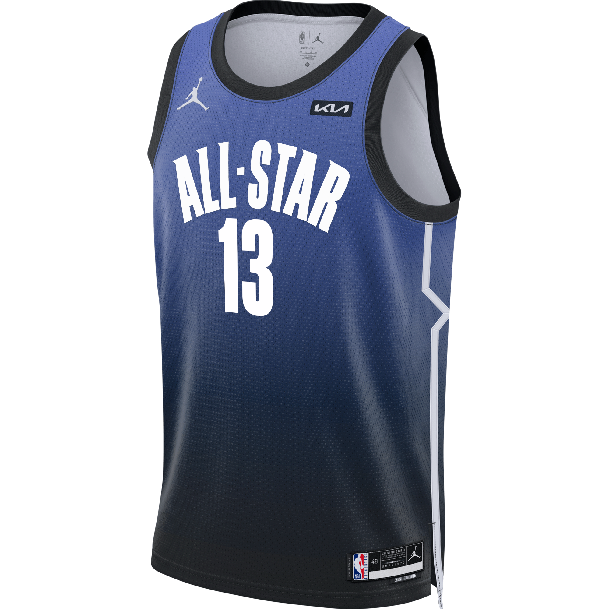 NBA Miami Heat Dwayne Wade Baby Blue # 3 Nike Swingman Size 52 Jersey