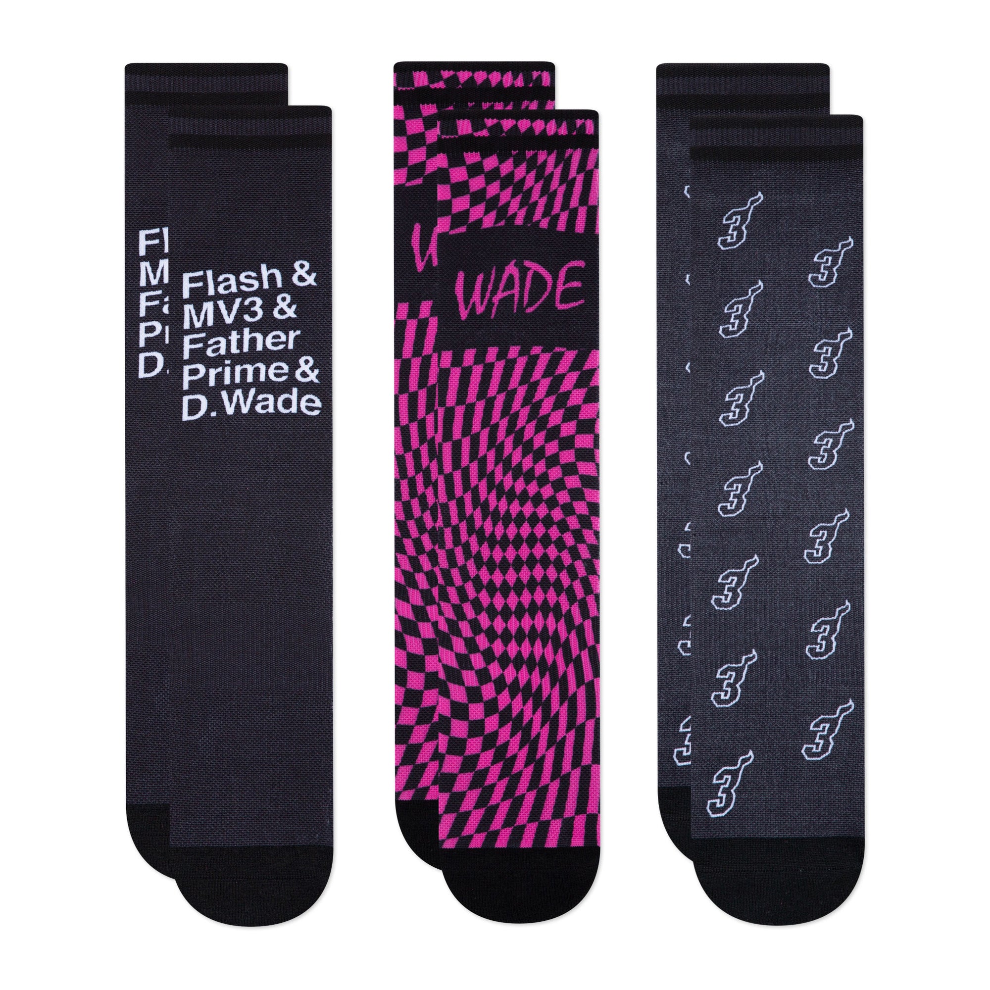 Court Culture X PKWY Wade L3GACY 3 Pack Socks Men's Footwear Court Culture   