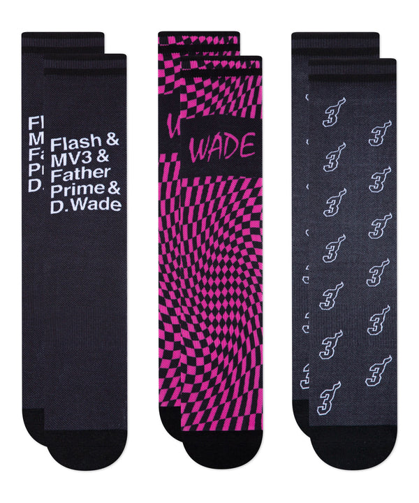 Court Culture X PKWY Wade L3GACY 3 Pack Socks Men's Footwear Court Culture   