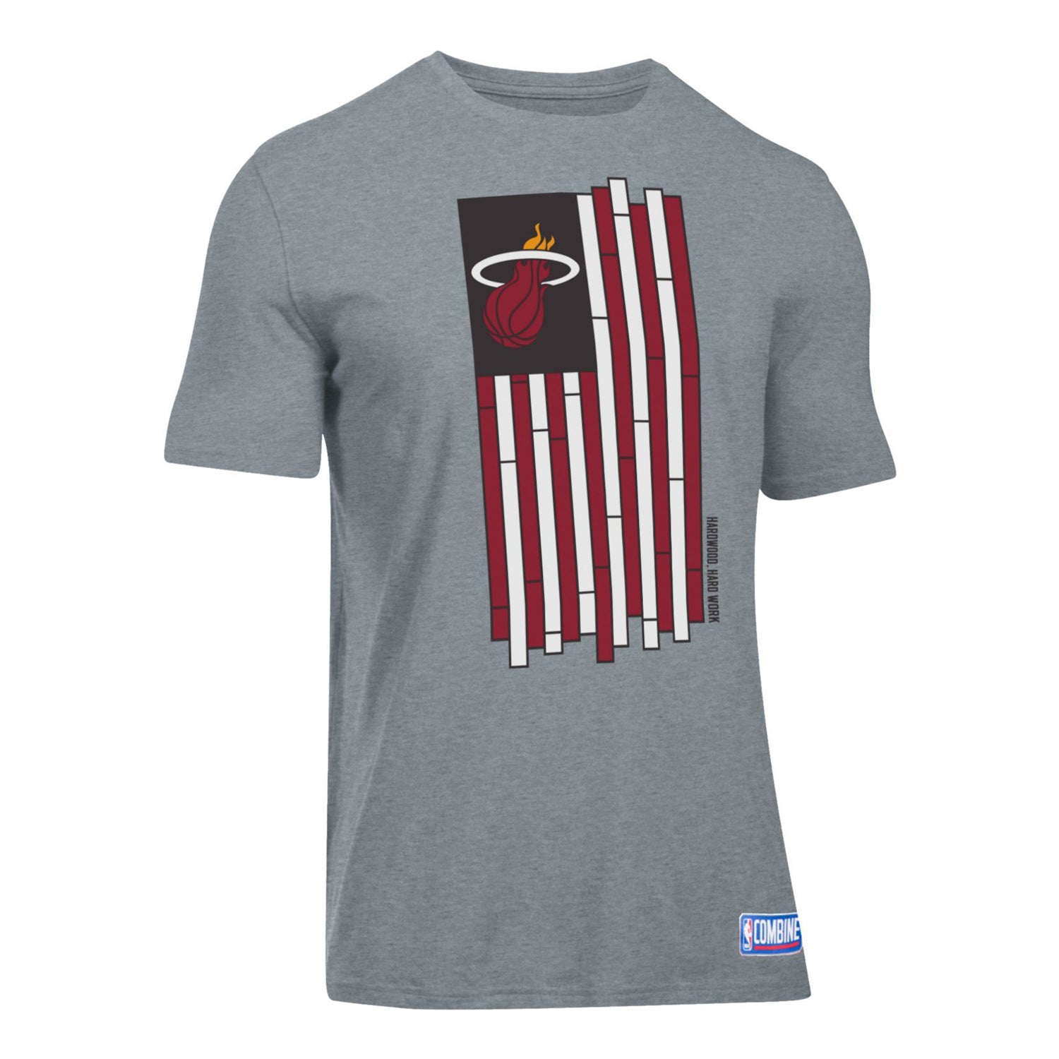 Under Armour Miami HEAT Short Sleeve Court Flag Tee Men's Tee Under Armour   