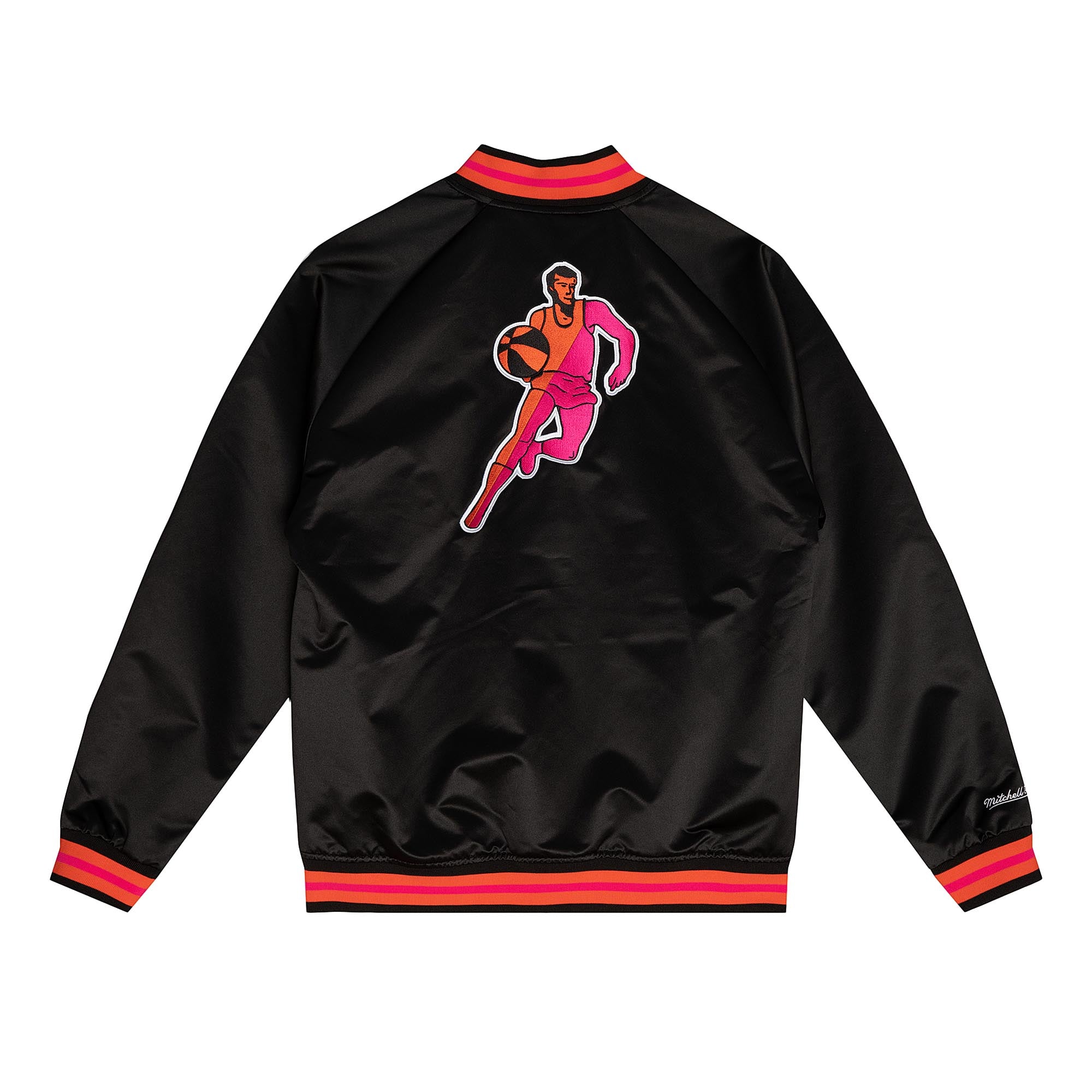 Court Culture X Mitchell and Ness Floridians Black Satin Jacket