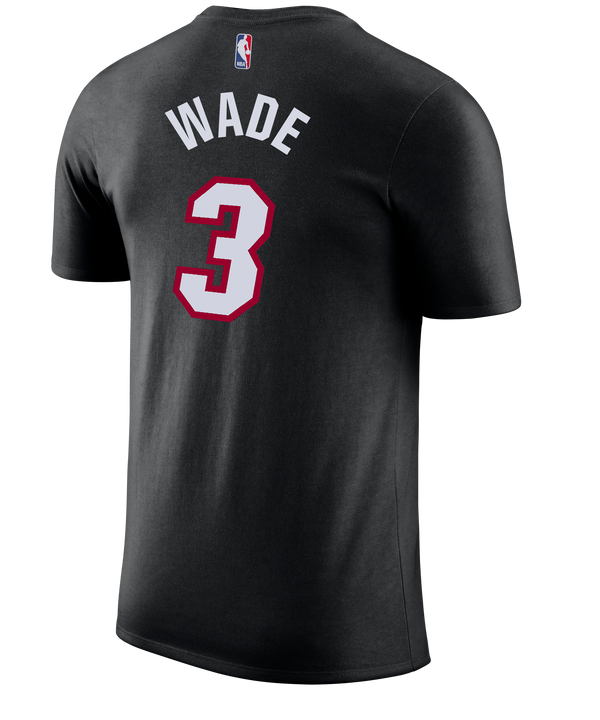 Dwyane Wade Nike Miami HEAT Youth Black Name & Number Tee Youth Tee Nike   