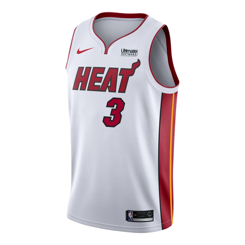 Dwyane Wade Miami Heat Fanatics Branded Fast Break Home Jersey White -  Association Edition