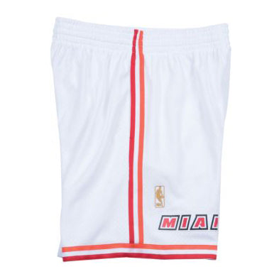 Mitchell & Ness Miami HEAT Swingman Shorts White Men's Shorts Mitchell & Ness