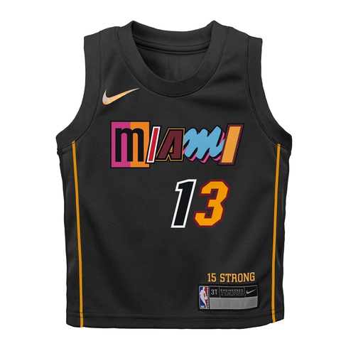 2021-22 Nike Authentic Miami Heat Bam Ado City Edition Mashup Jersey 