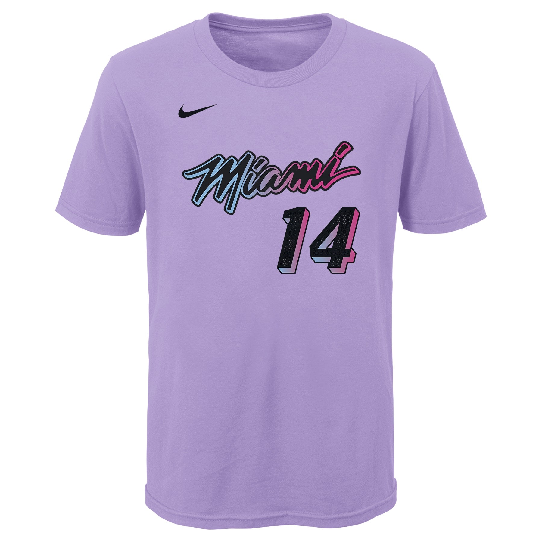Nike Miami Heat Vice Versa City Edition Tyler Herro Shirt Purple Lilac Men  XL