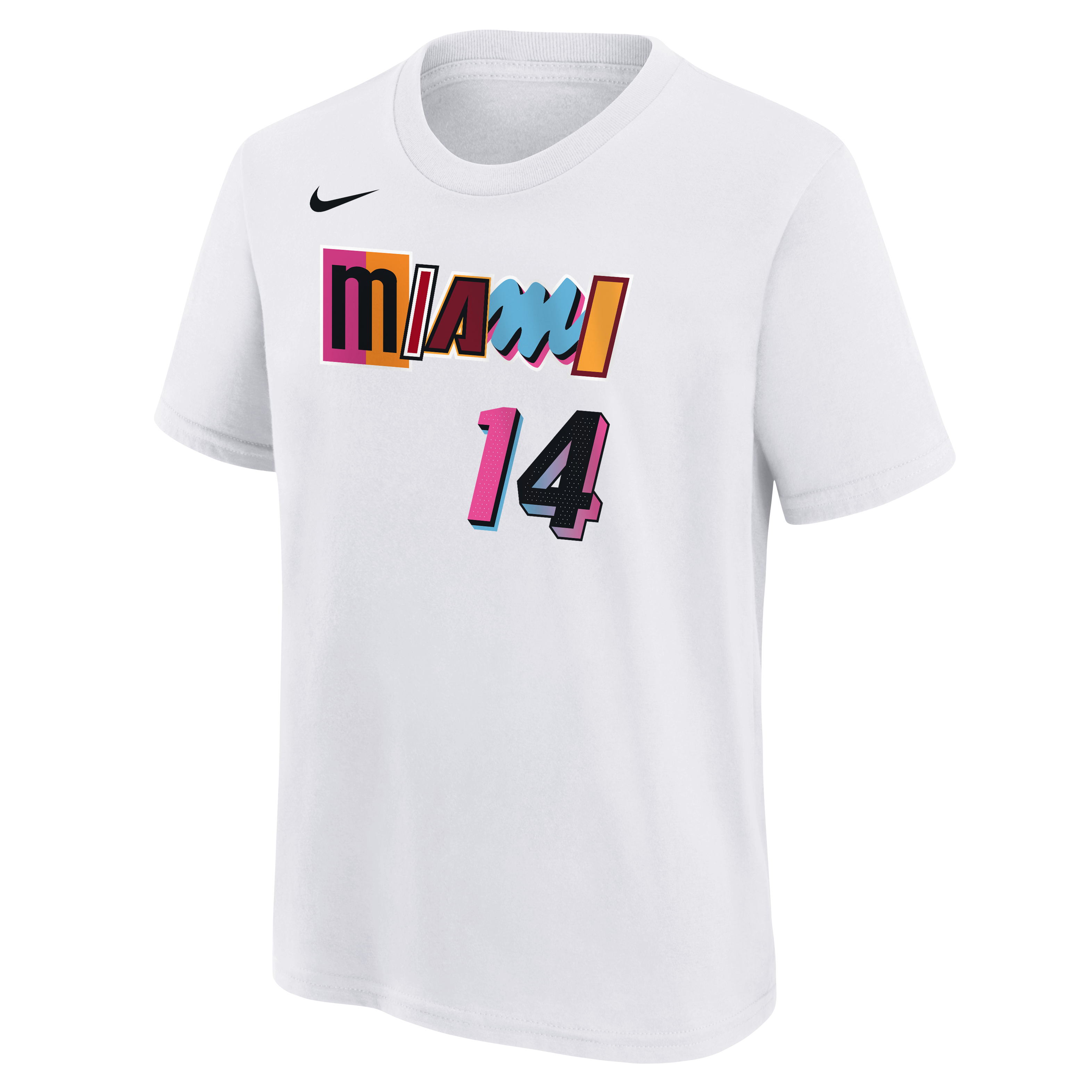 Tyler Herro Nike Miami Mashup Vol. 2 Name & Number Tee – Miami HEAT Store