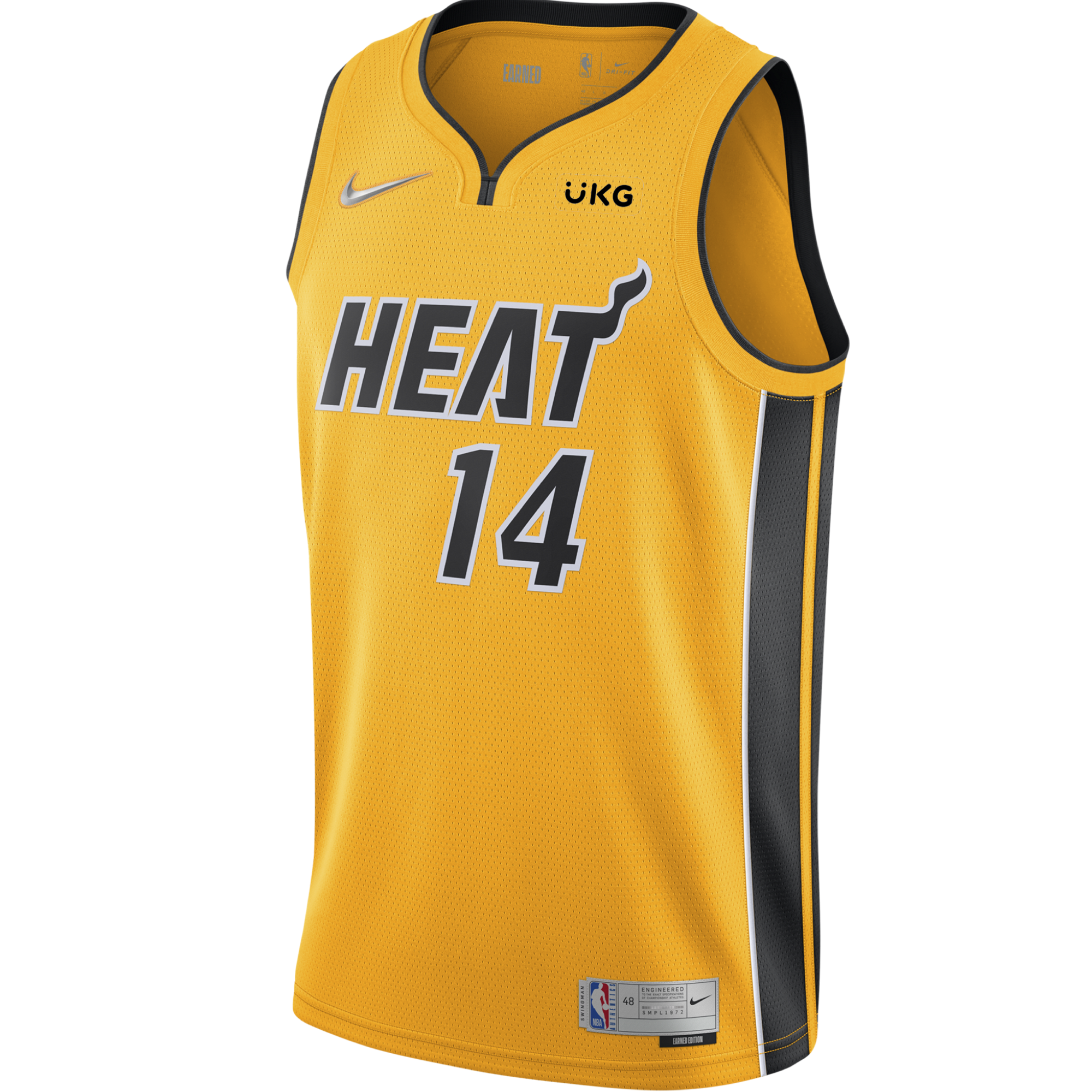 Nike, Shirts & Tops, Youth Tyler Herro Miami Heat Jersey Earned Gold  Swingman Jersey Size L 416