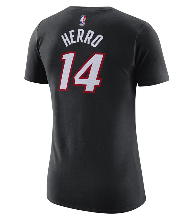 Tyler Herro Nike Icon Black Name & Number Women's Tee Women's Tee Nike   