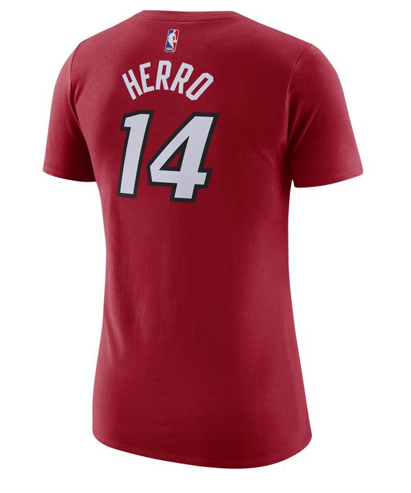 Tyler Herro Nike Jordan Brand Statement Red Name & Number Women's Tee Women's Tee Nike   