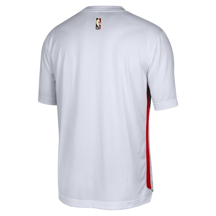 Miami heat basketball warm up shirt deals