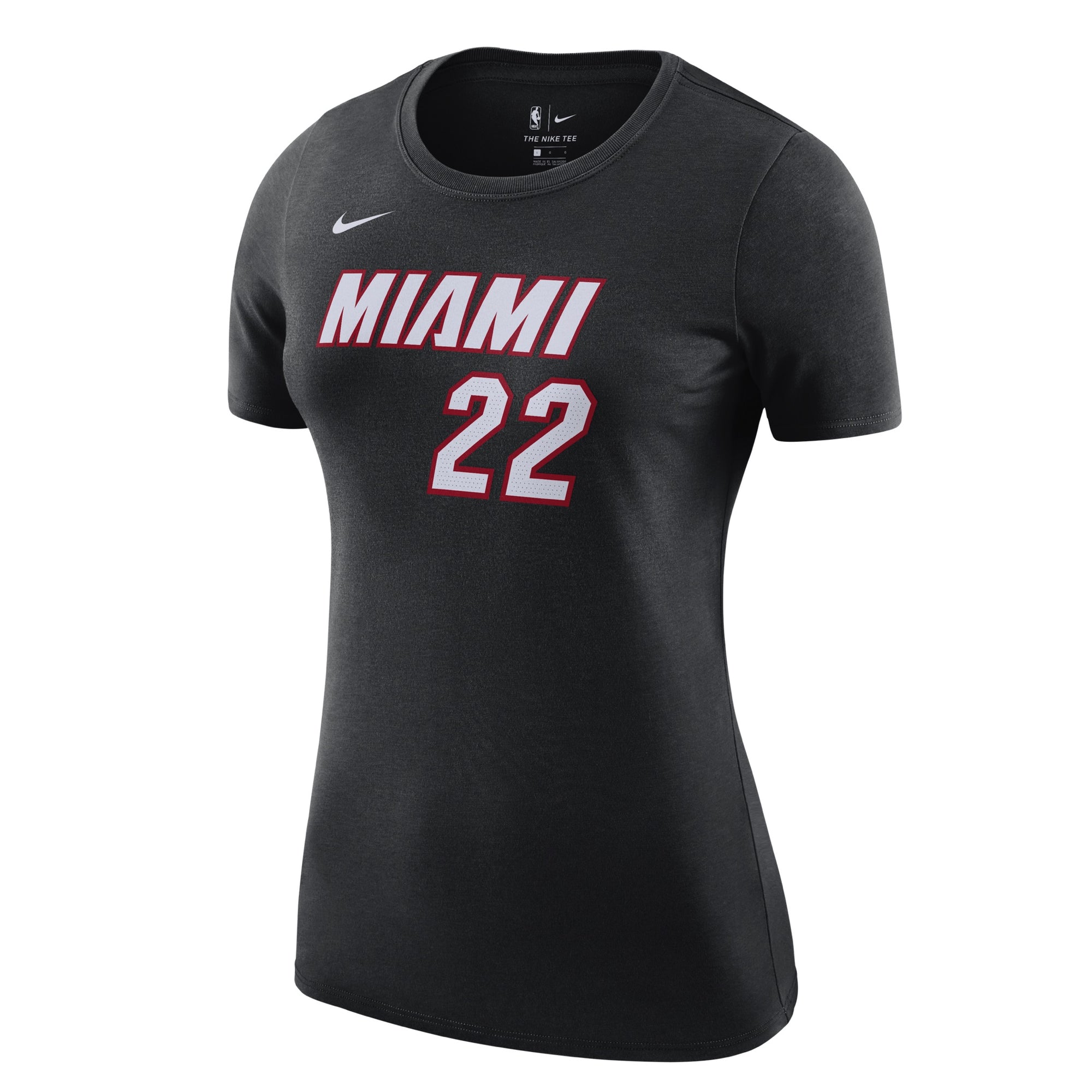 Jimmy Butler Nike Icon Black Name & Number Women's Tee WOMENS TEES NIKE   