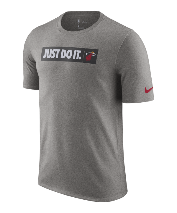 Nike Miami HEAT Youth Just Do It Grey Tee Youth Tee Nike