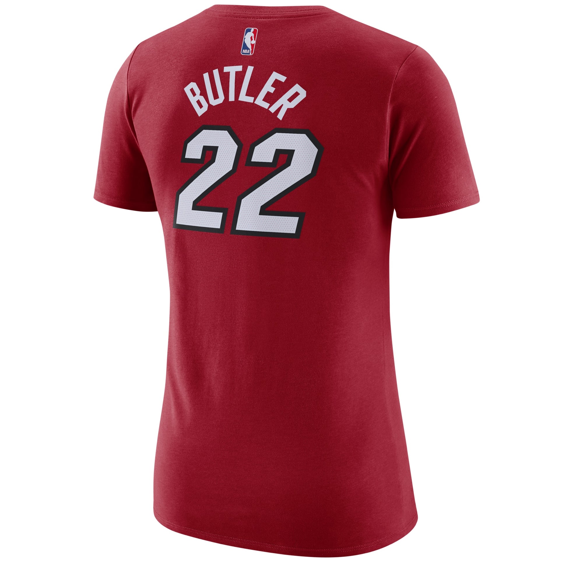 Jimmy Butler Nike Jordan Brand Statement Red Name & Number Women's Tee Women's Tee Nike   