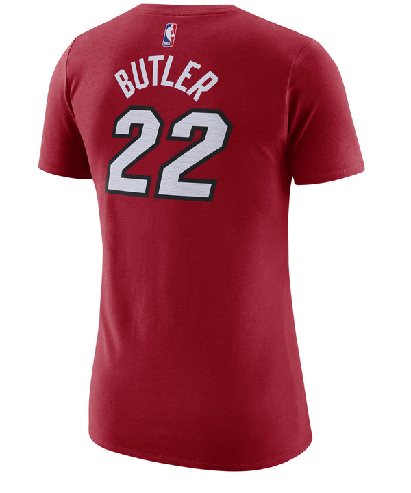 Jimmy Butler Nike Jordan Brand Statement Red Name & Number Women's Tee Women's Tee Nike   