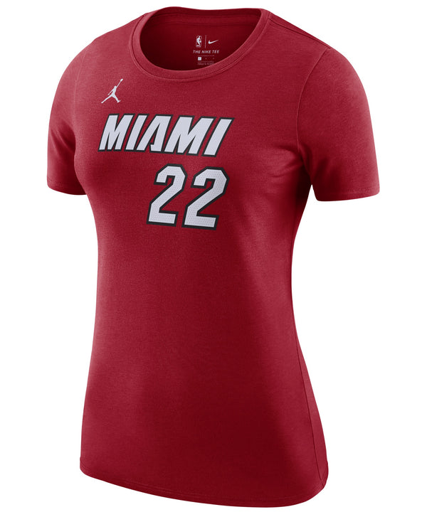 Jimmy Butler Nike Jordan Brand Statement Red Name & Number Women's Tee Women's Tee Nike   