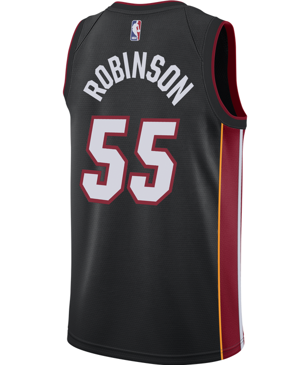 Duncan Robinson Nike Miami HEAT Icon Black Swingman Jersey Men's Jersey Nike   