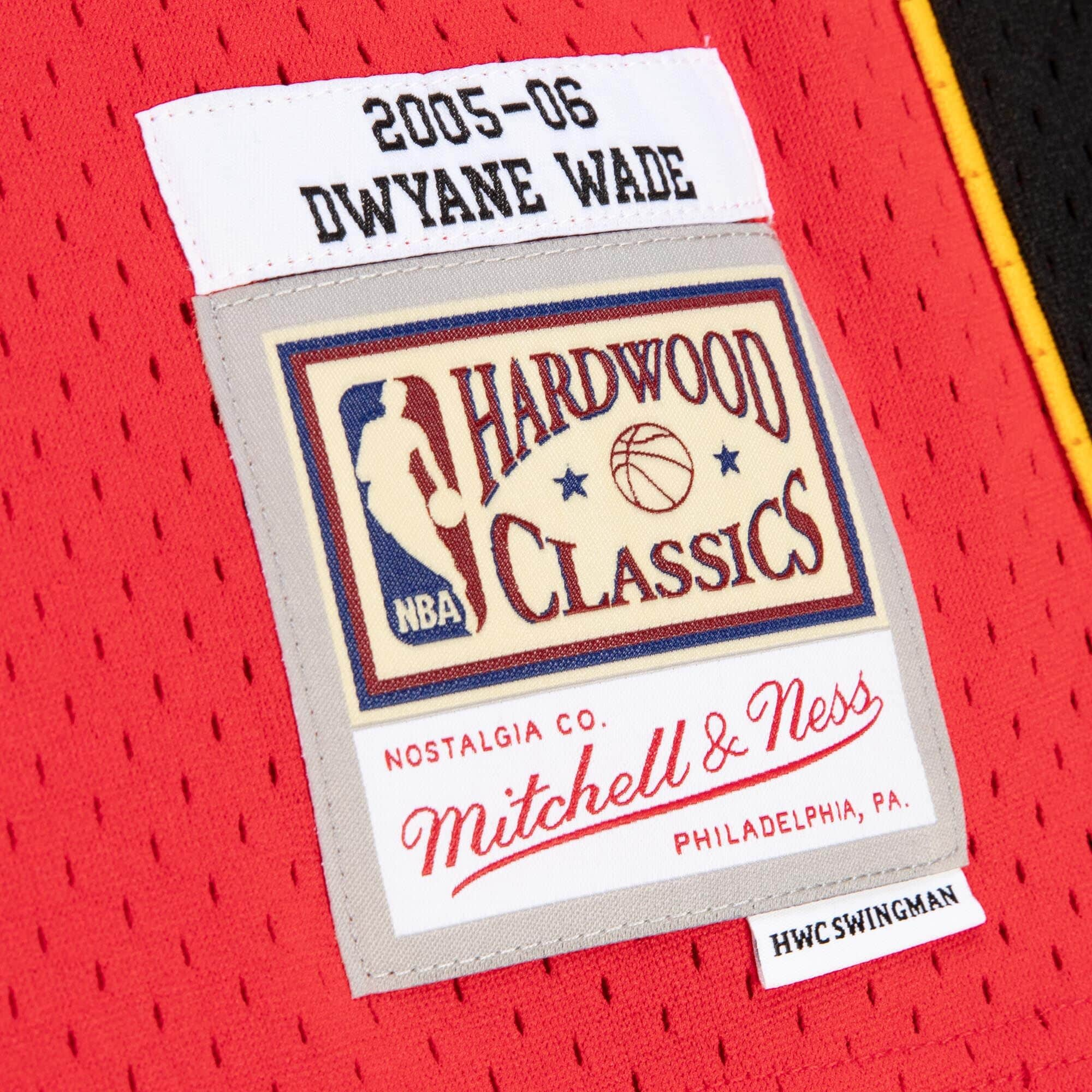 Dwyane Wade Mitchell and Ness Miami HEAT 2005-06 Swingman Jersey Men's Jersey Mitchell & Ness   